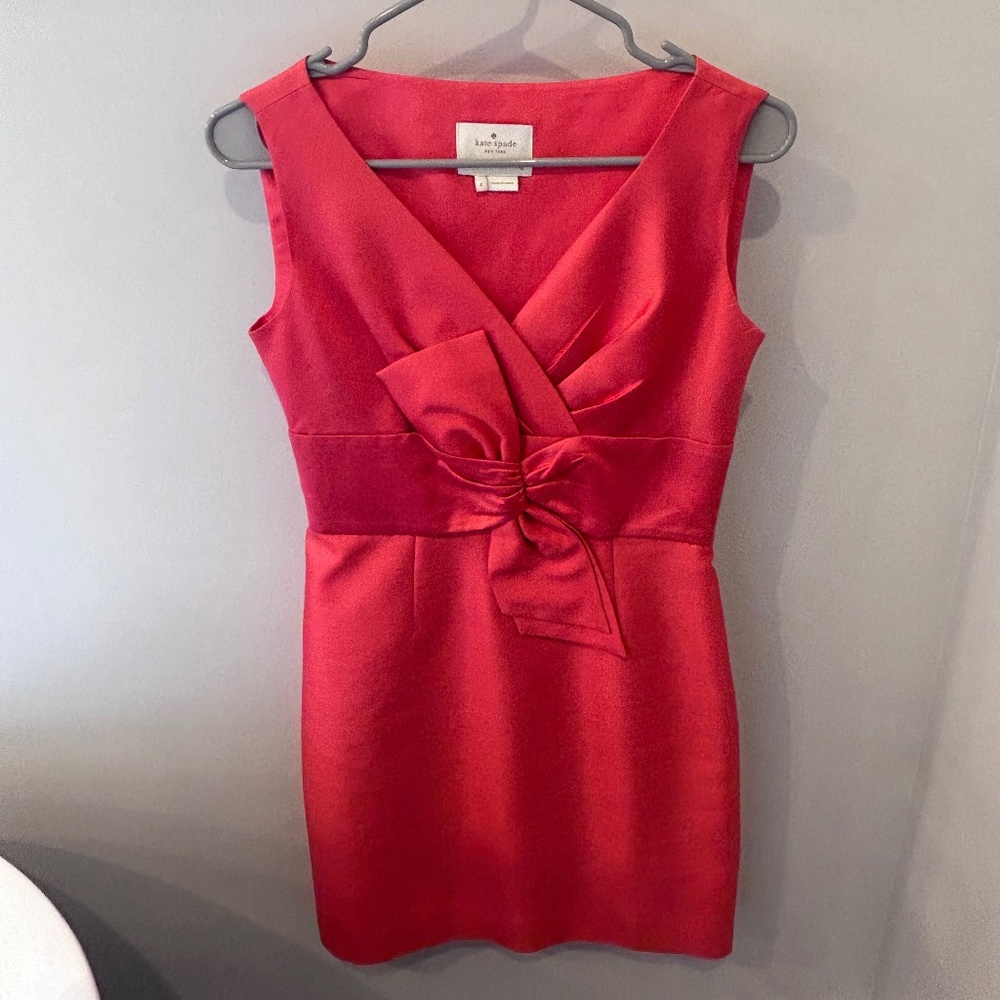 Gorgeous pink silk Kate Spade cocktail dress